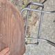 set of 6 vintage design chairs in wood and metal