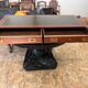 Bureau style marin en bois d'acajou