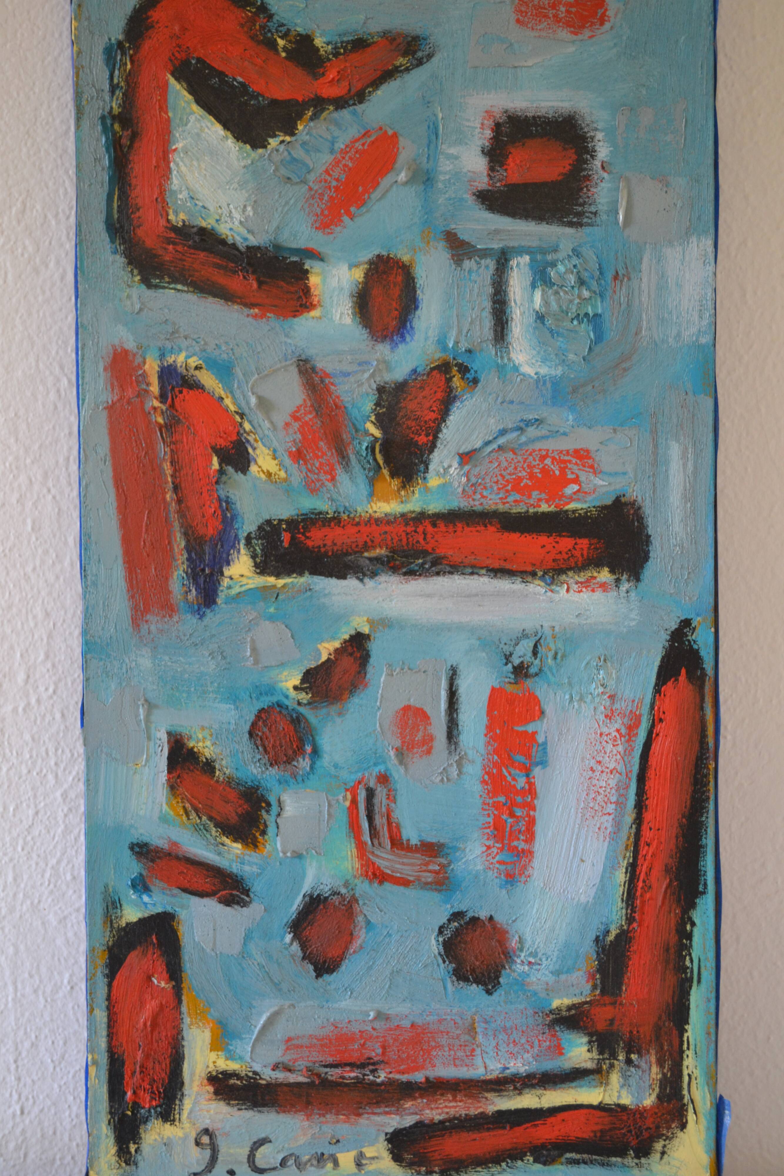 HST abstract painting mid-20th century CoBrA art brut