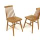 Set of 2 Scandinavian "Pinnstol" chairs in beech, Sweden, 1960