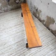 Paire de bancs noyer 1900