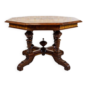 Table centrale en noyer