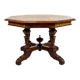 Antique Walnut Center Table, 1890s