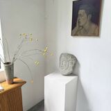 Stone sculpture 1950 face