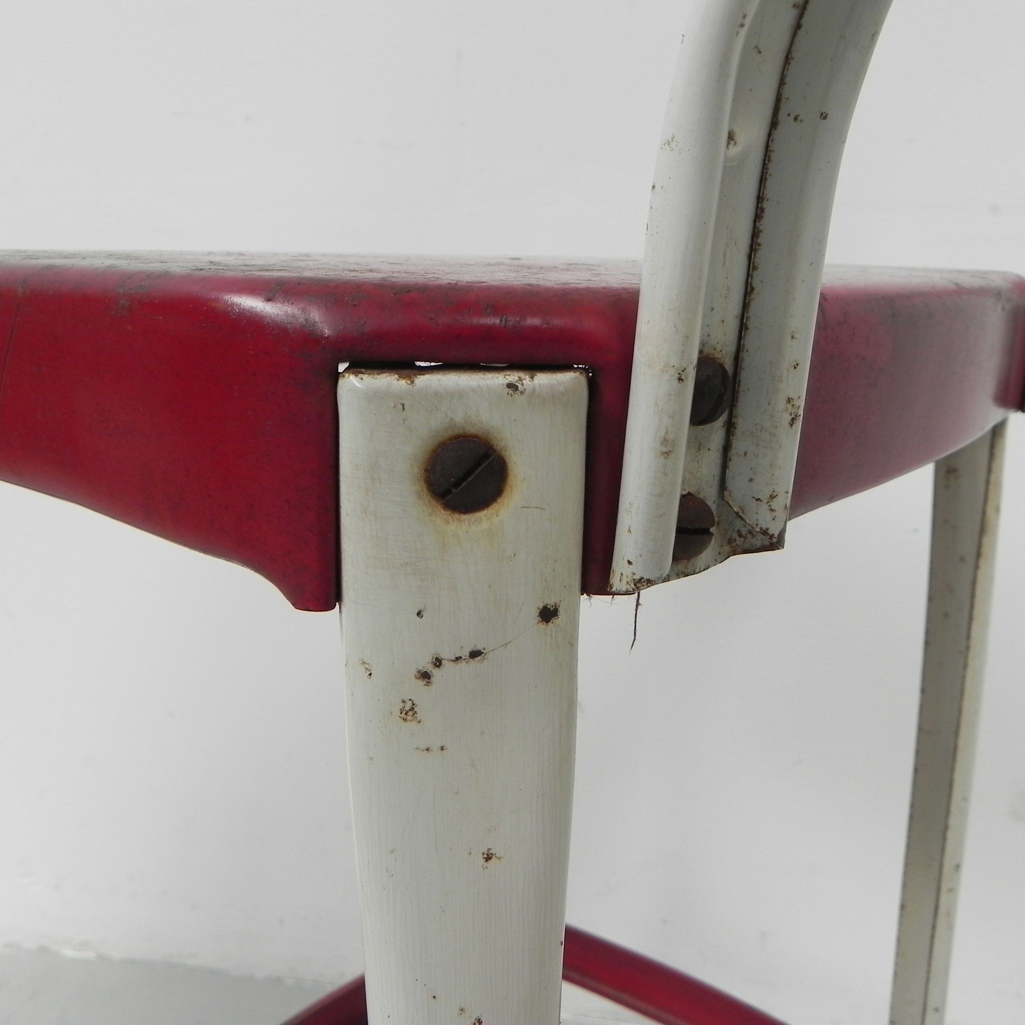 Industrial steel bar stool, stool, Cosco