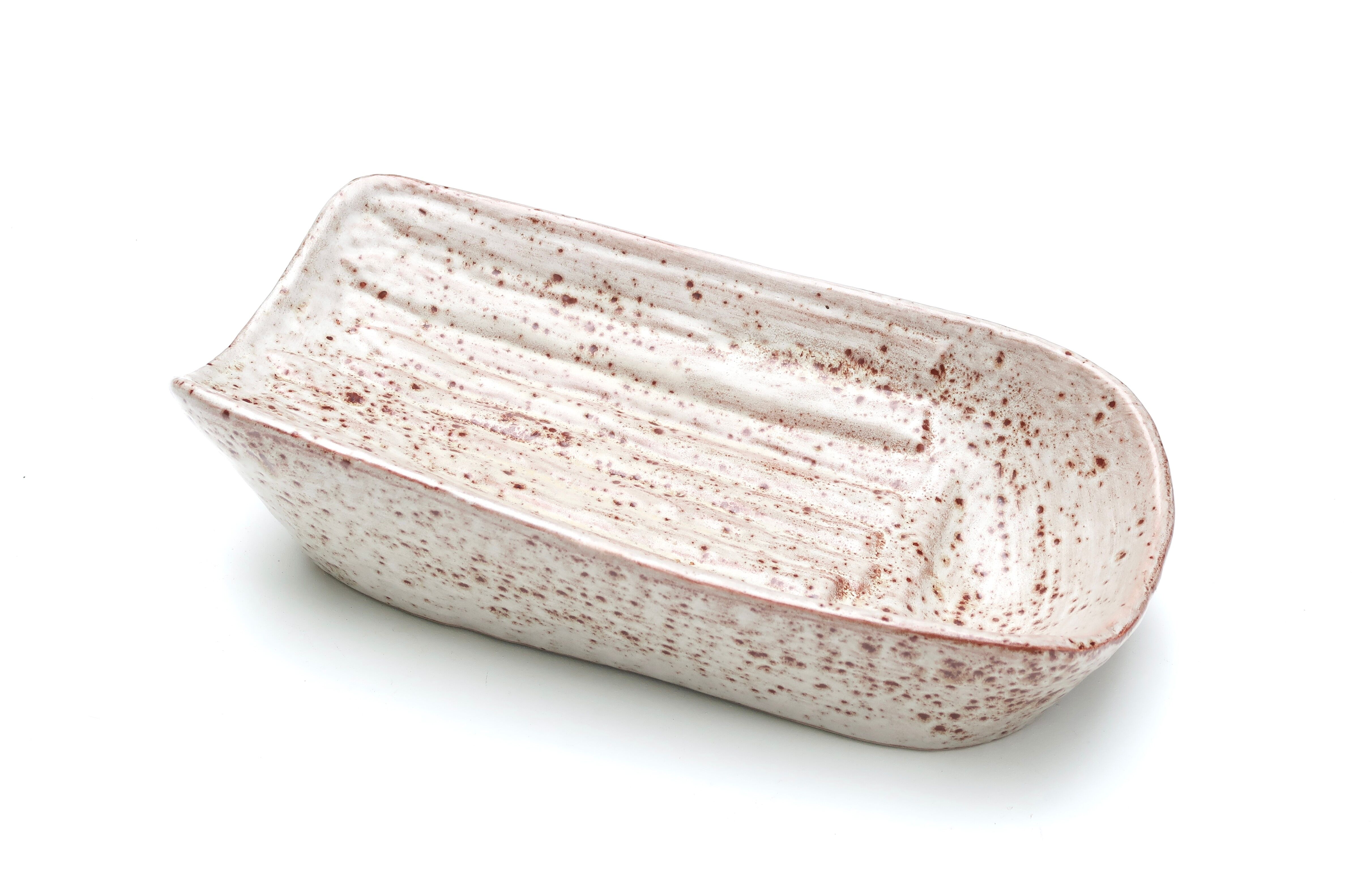 Ceramic asparagus dish, 1960s