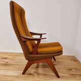 Highback Satelitte Chair by Karl Edvard Korseth, Norway, 1950s