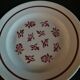 Series of six Pexonne earthenware dessert plates model Algiers