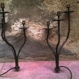 Paire de luminaires vintage