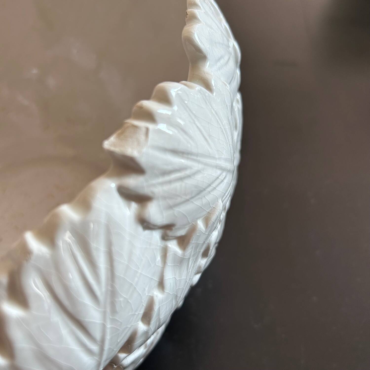 Large Italy slip pot cover