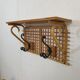 Vintage wall coat rack