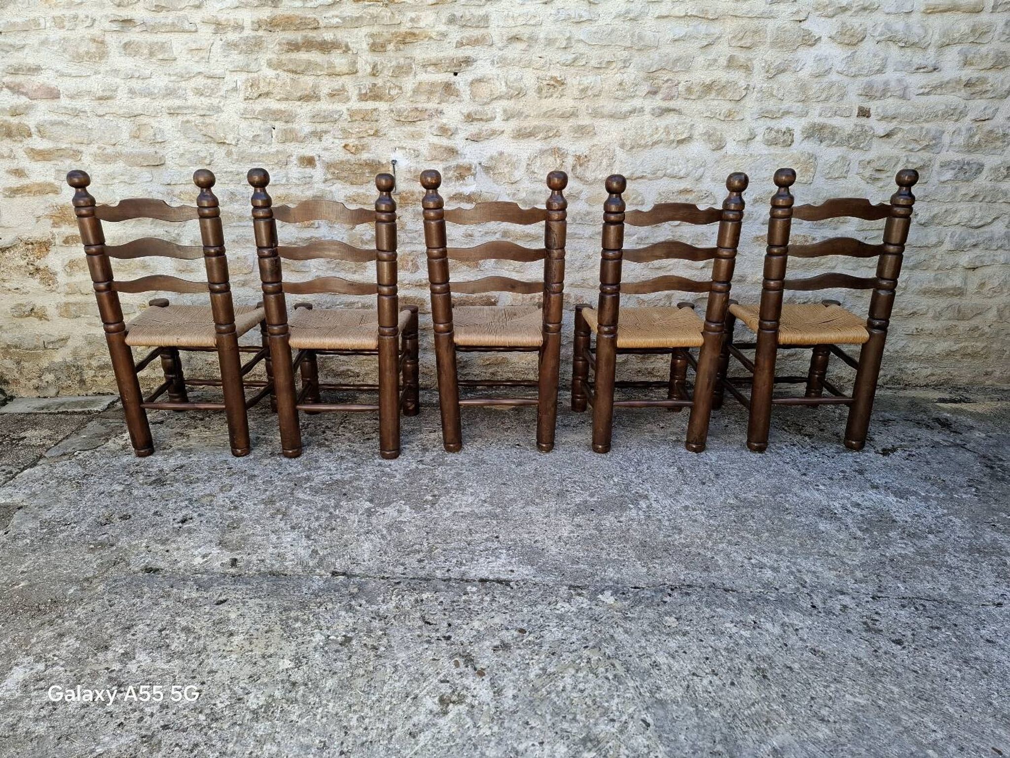 Chaises style Charles Dudouyt