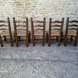 Chaises style Charles Dudouyt