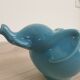 Théière vintage éléphant bleue