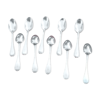 Set of 10 Christofle spoons
