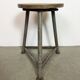 Grey Industrial Workshop Stool, 1960s