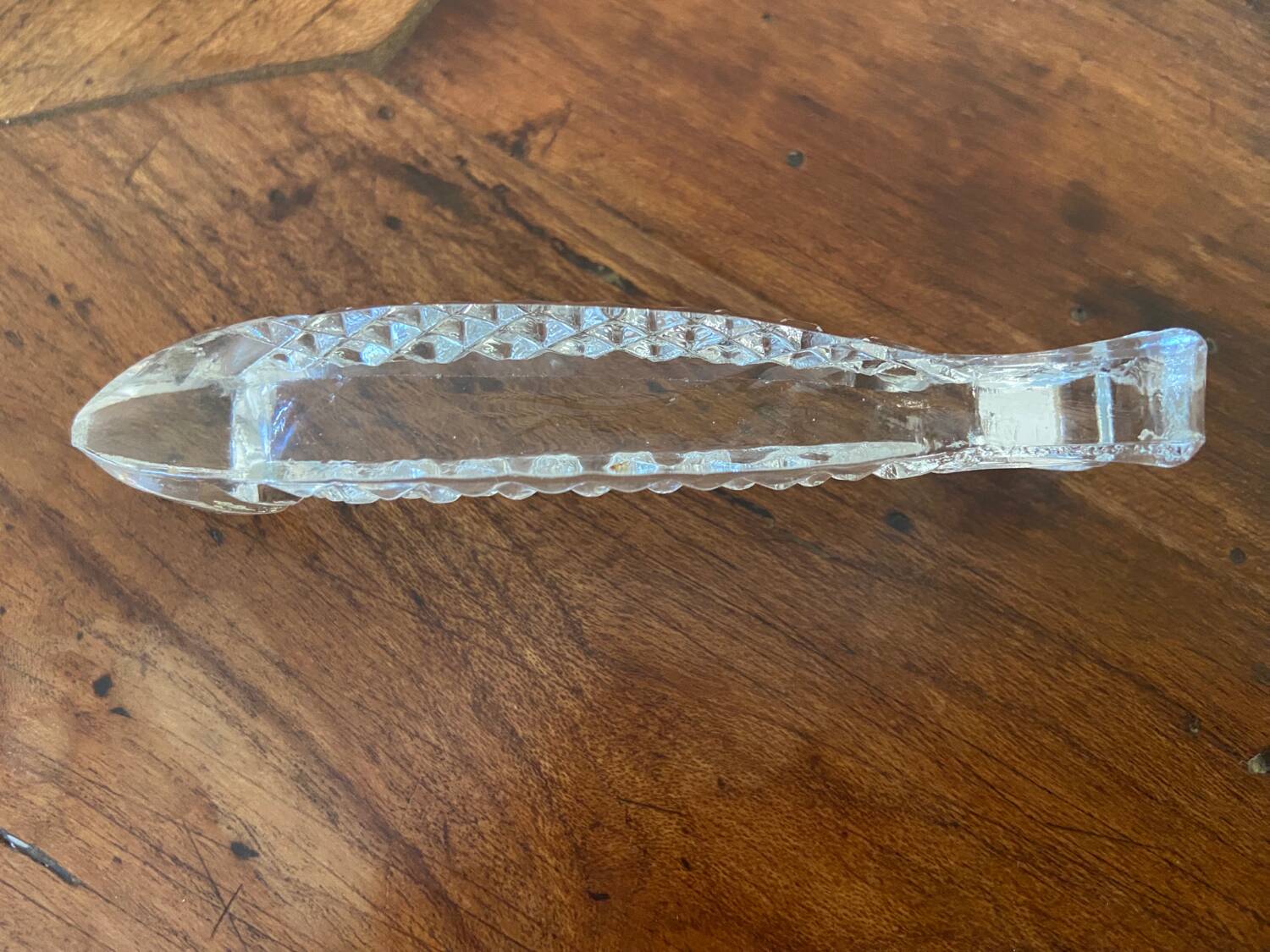 Cut crystal fish