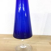 Vase bleu nuit Murano 1970