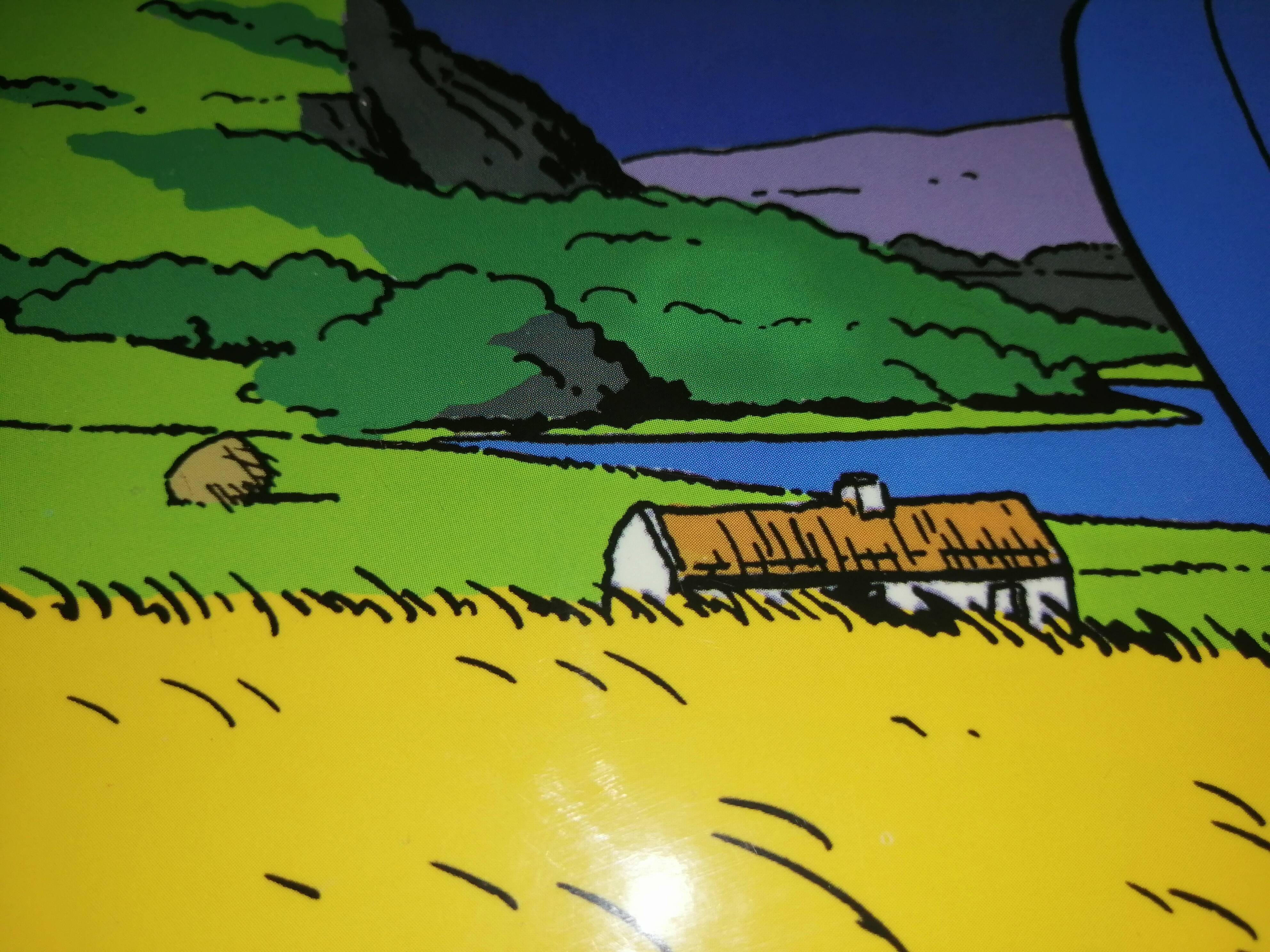 Vintage Jameson Ted Benoit wooden advertising plate