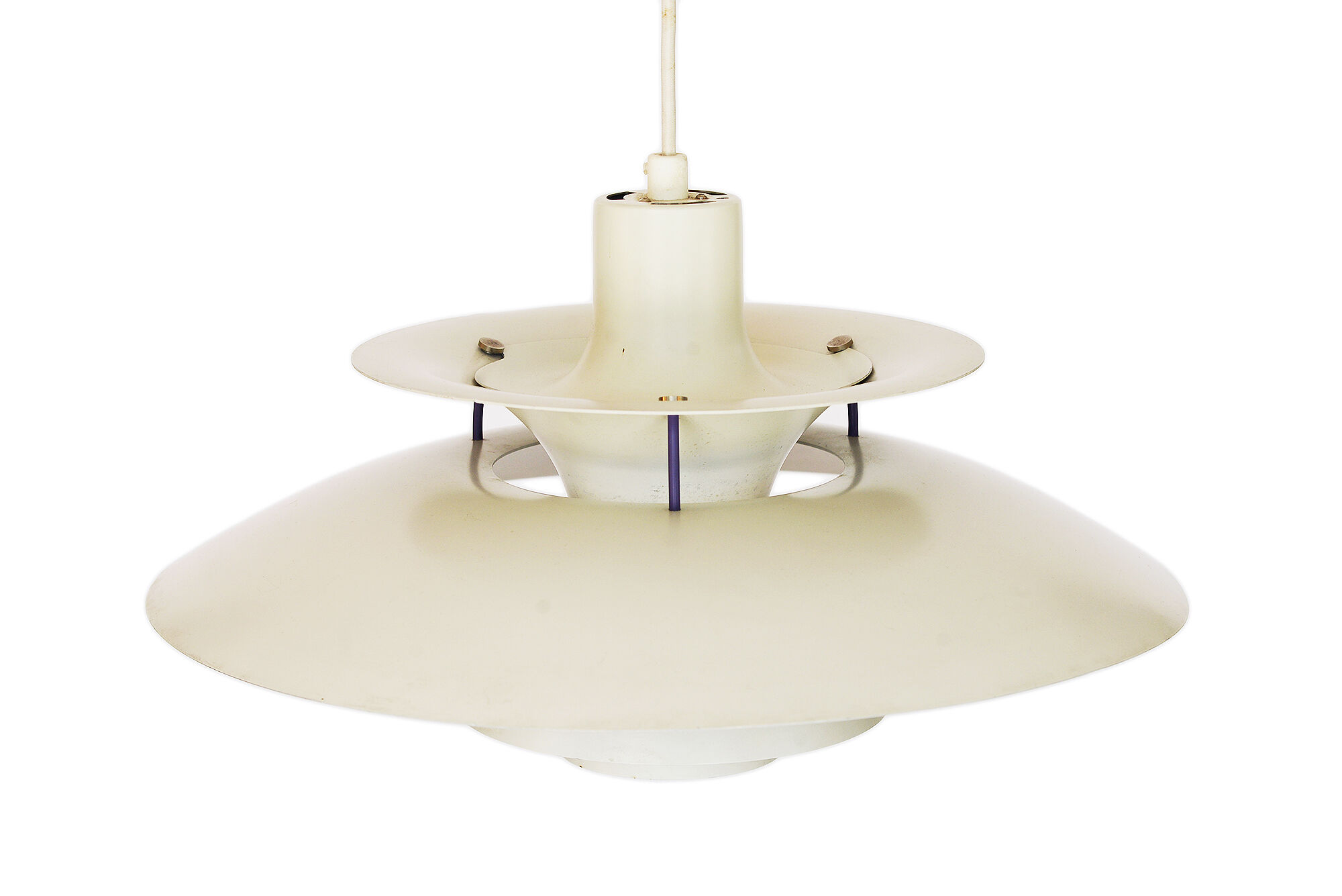 Pendant light PH 5 by Poul Henningsen for Louis Poulsen. Denmark 1980s