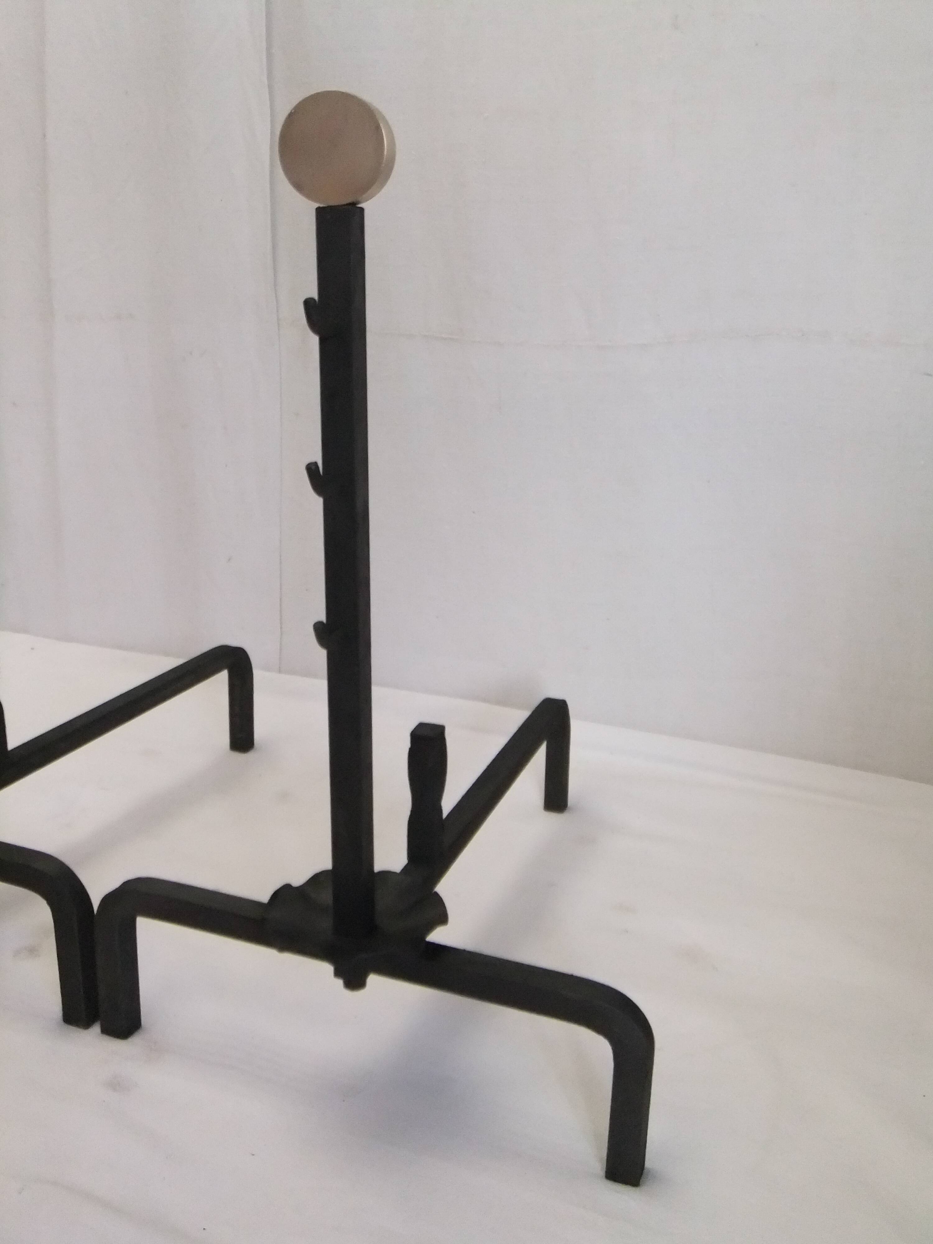 Bronze cast iron firewood fireplace accessory andier spit grill