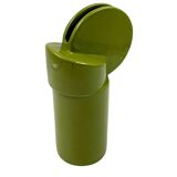 Space age green ceramic vase, Pietro Arosio, Parravicini Italy ca. 1960