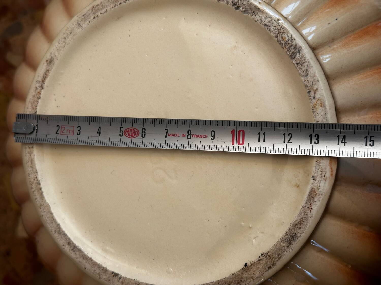 Grand Cache Pot en Céramique Vintage
