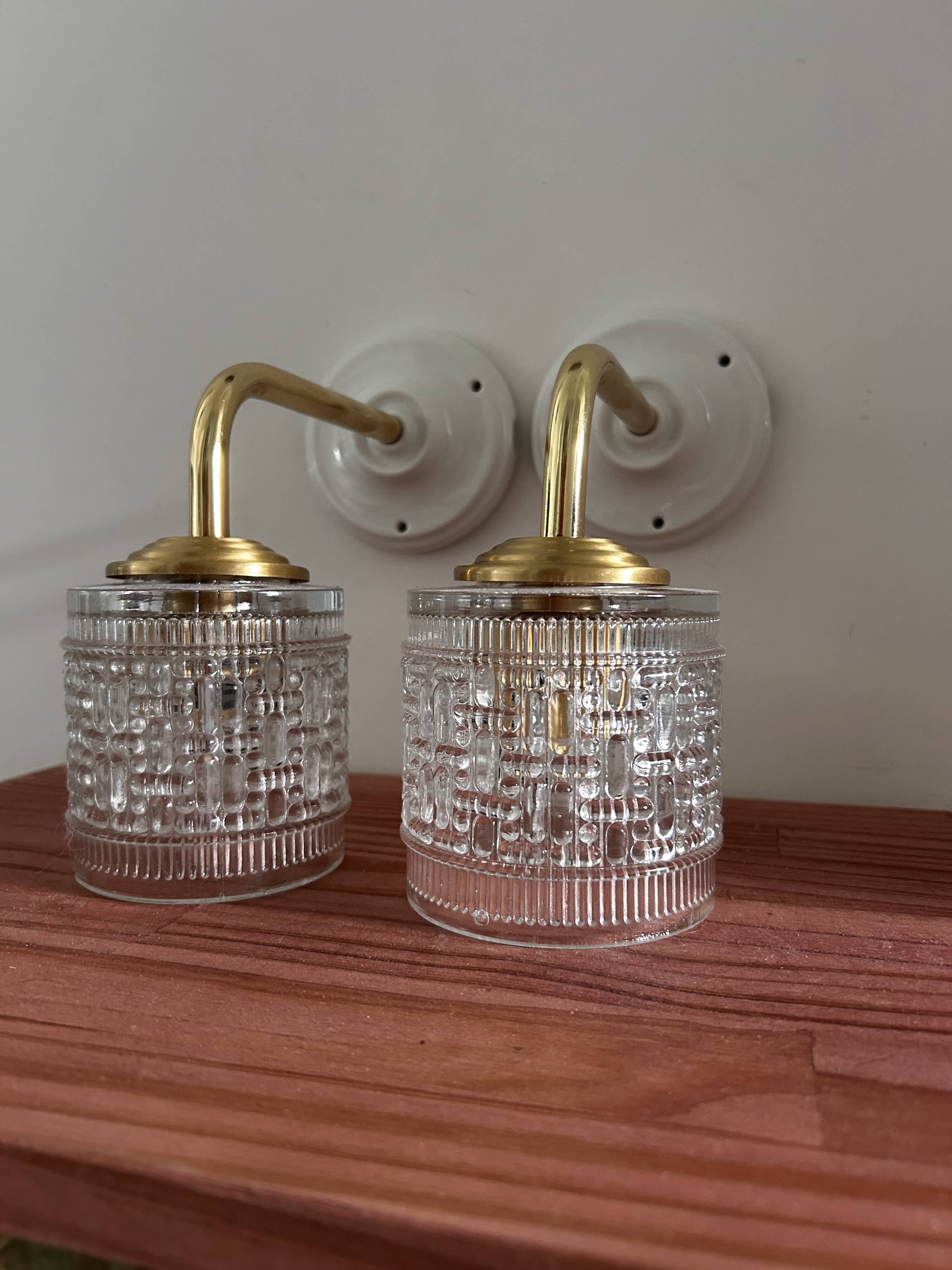 Pair of vintage wall sconces