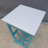 South Sea blue gondola side table