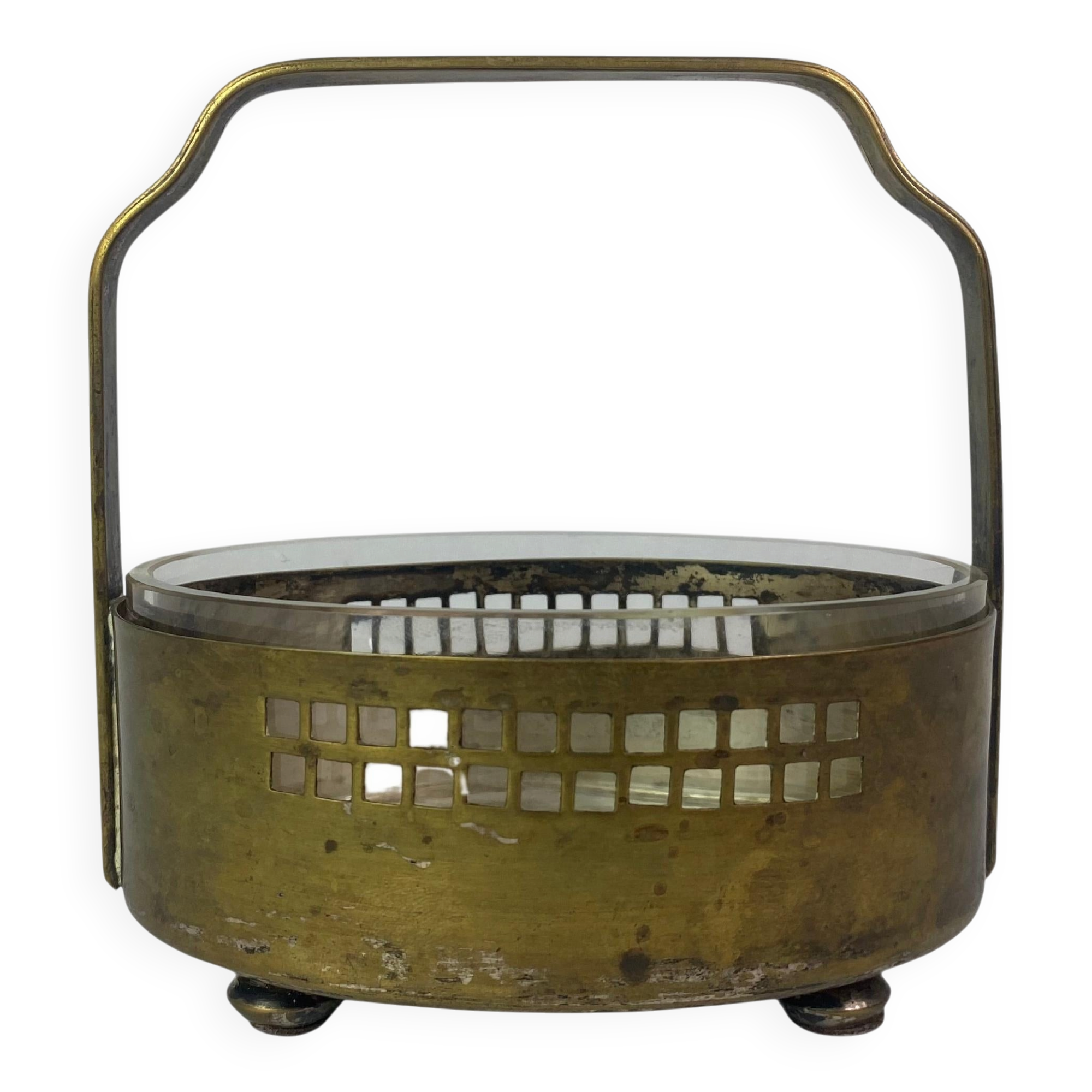 Basket in the Art Nouveau style by Hans Ofner/Josef Hoffmann