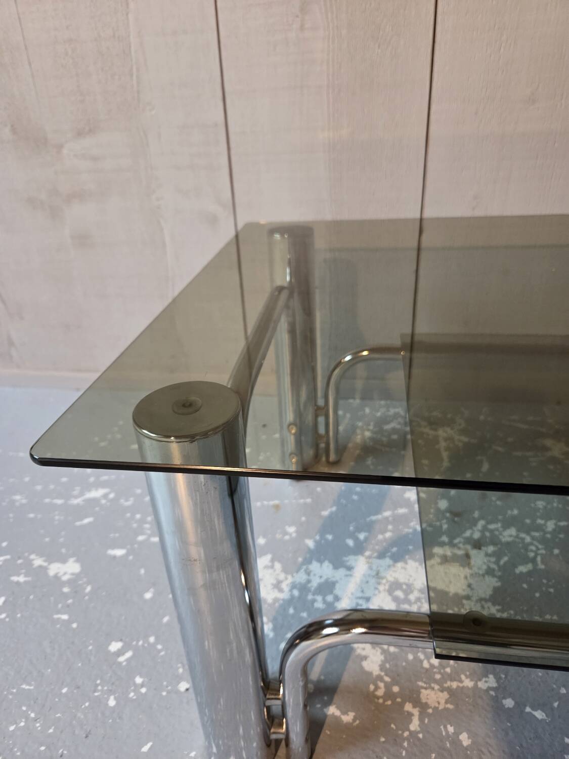 Chrome coffee table