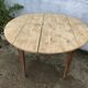 Table ronde rabattable