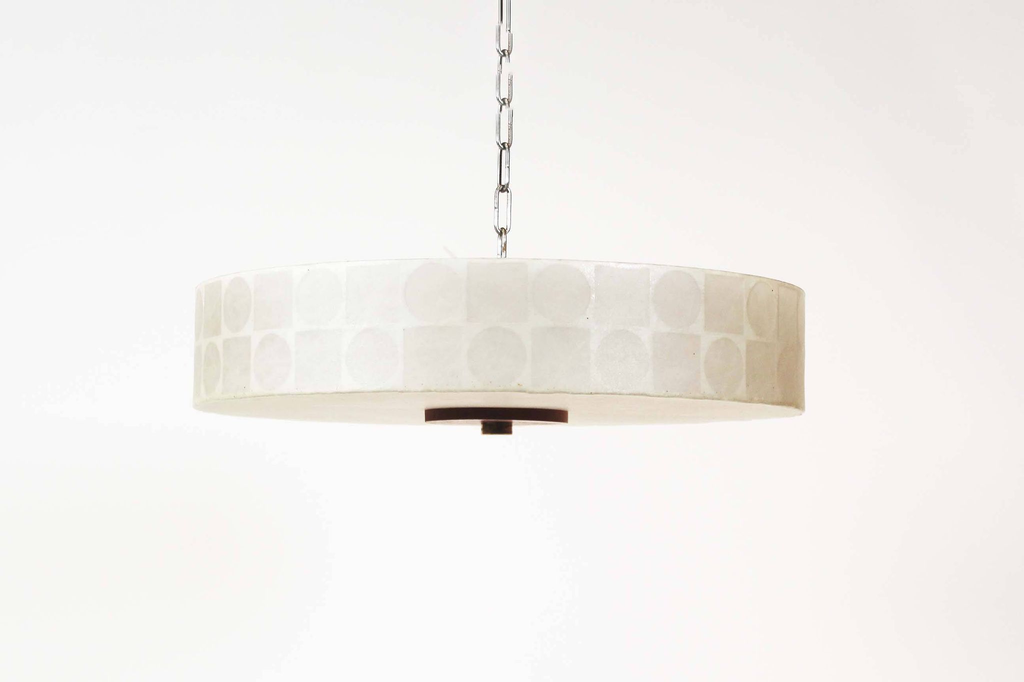 Vintage Scandinavian style ‘Cocoon’ flush mount chandelier by Goldkant Leuchten