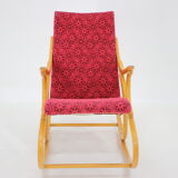 1970s Beech Rocking Chair by Ton, Czechoslovakia