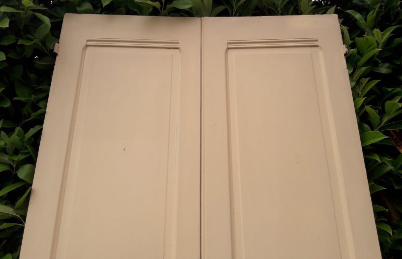 Pair of doors of antique closet