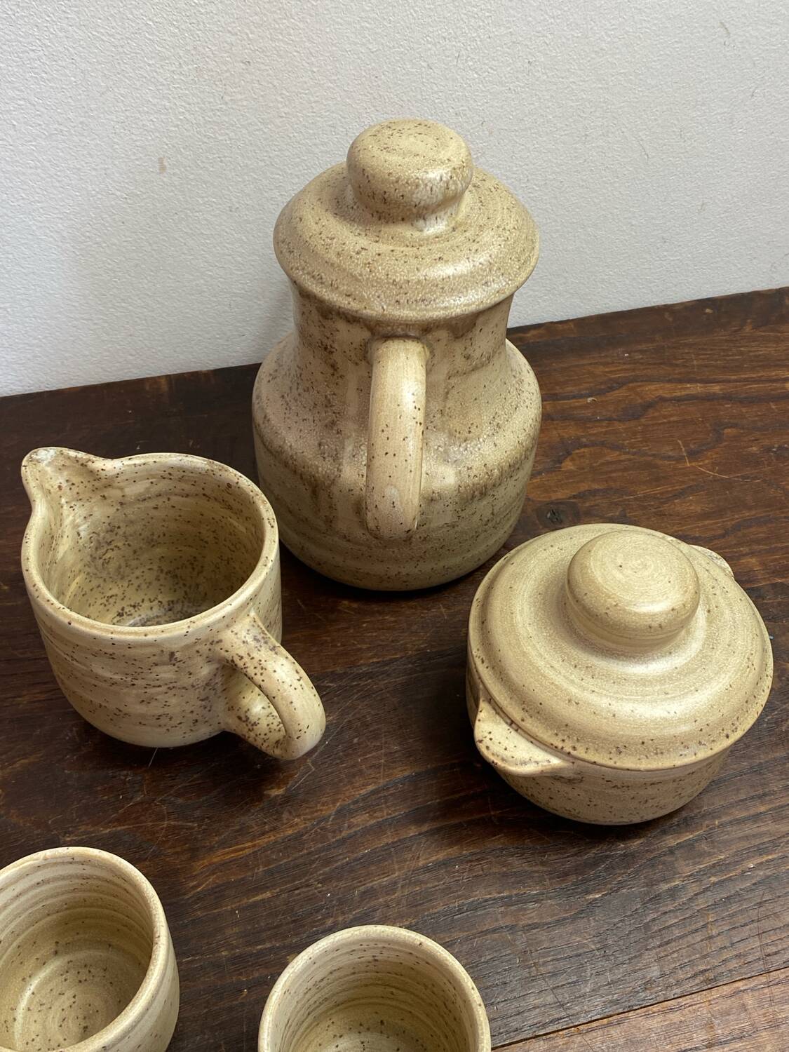 Niderviller stoneware coffee/tea service