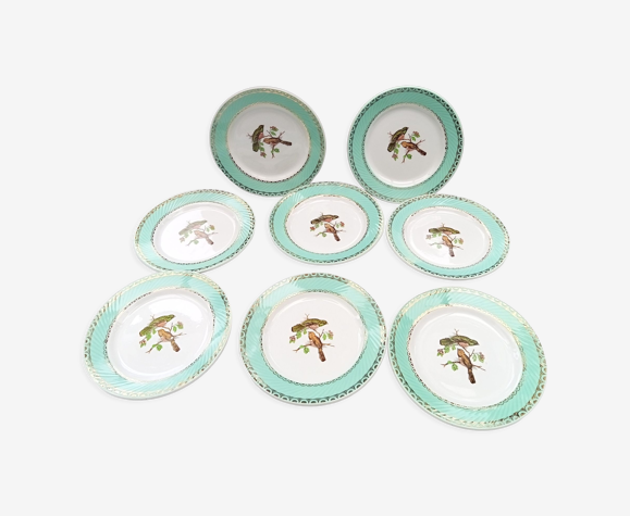 8 assiettes à dessert Badonviller