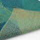 Small Geometric Green Carpet or Rug, 1970s