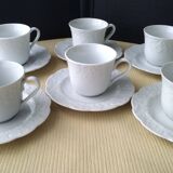 6 porcelain coffee cups "Wild Ivy"