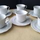 6 Tasses à café en porcelaine "Lierre Sauvage"