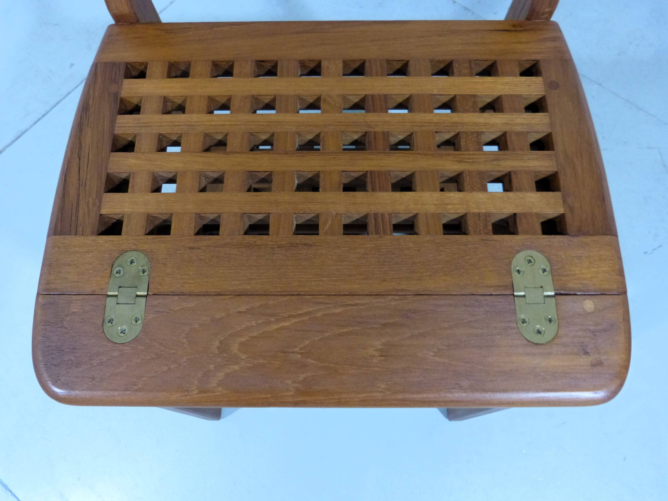 Teak library step chair, Denmark