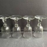 4 verres à eau XIXème – Établissements Legras