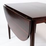 Dining table in rosewood with extensions designed by Arne Vodder from the 1960