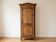 Antique wardrobe in classic style made of solid wood.