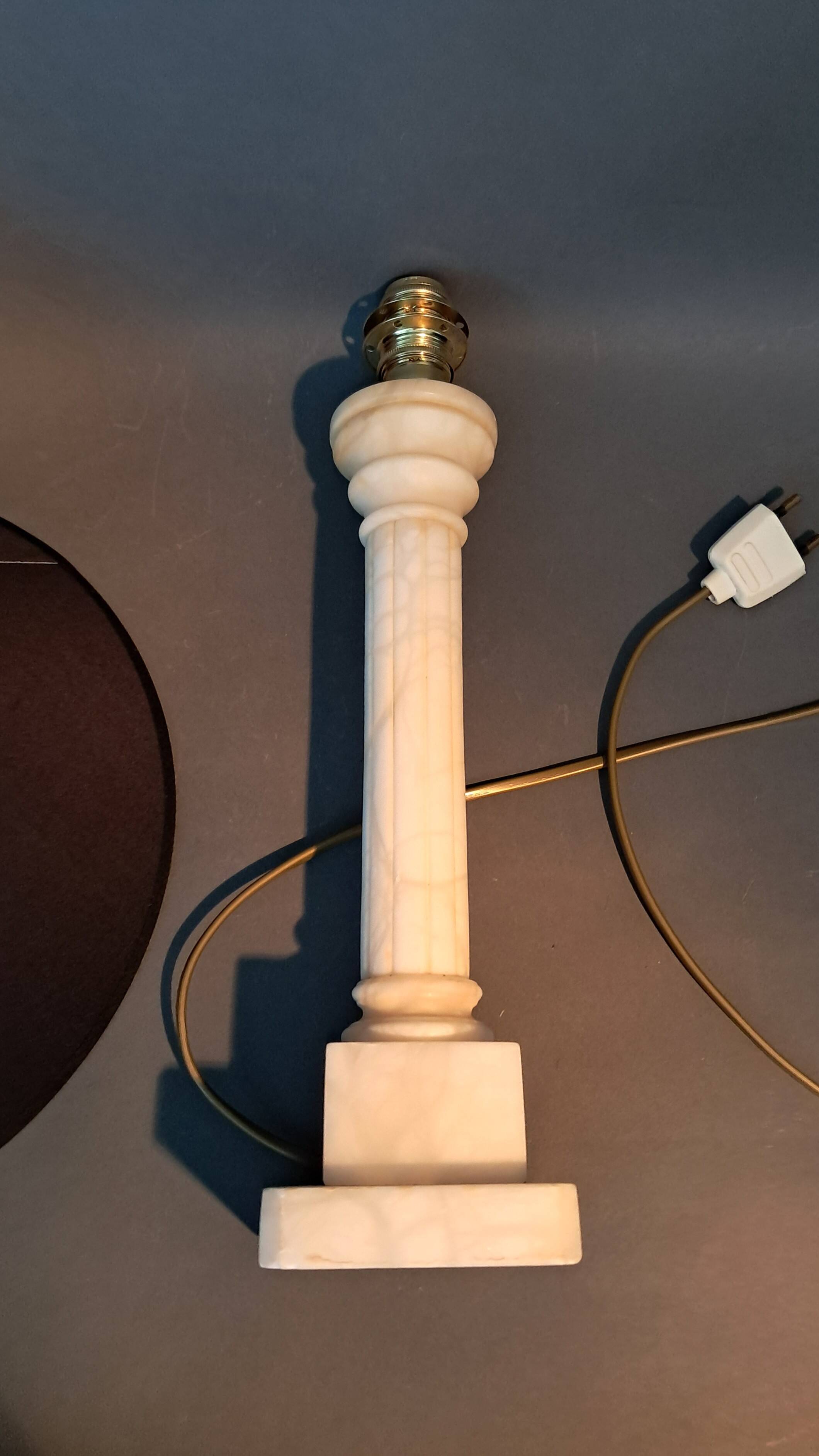 Alabaster Carcel lamp 1940/1950.