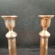 Couple of copper candlestick empire style