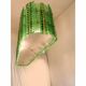 Green Contemporary Modern Italian "Tropical" Murano Glass Gold Chandelier