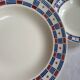 Set of 4 Vincennes earthenware soup plates, Paris.