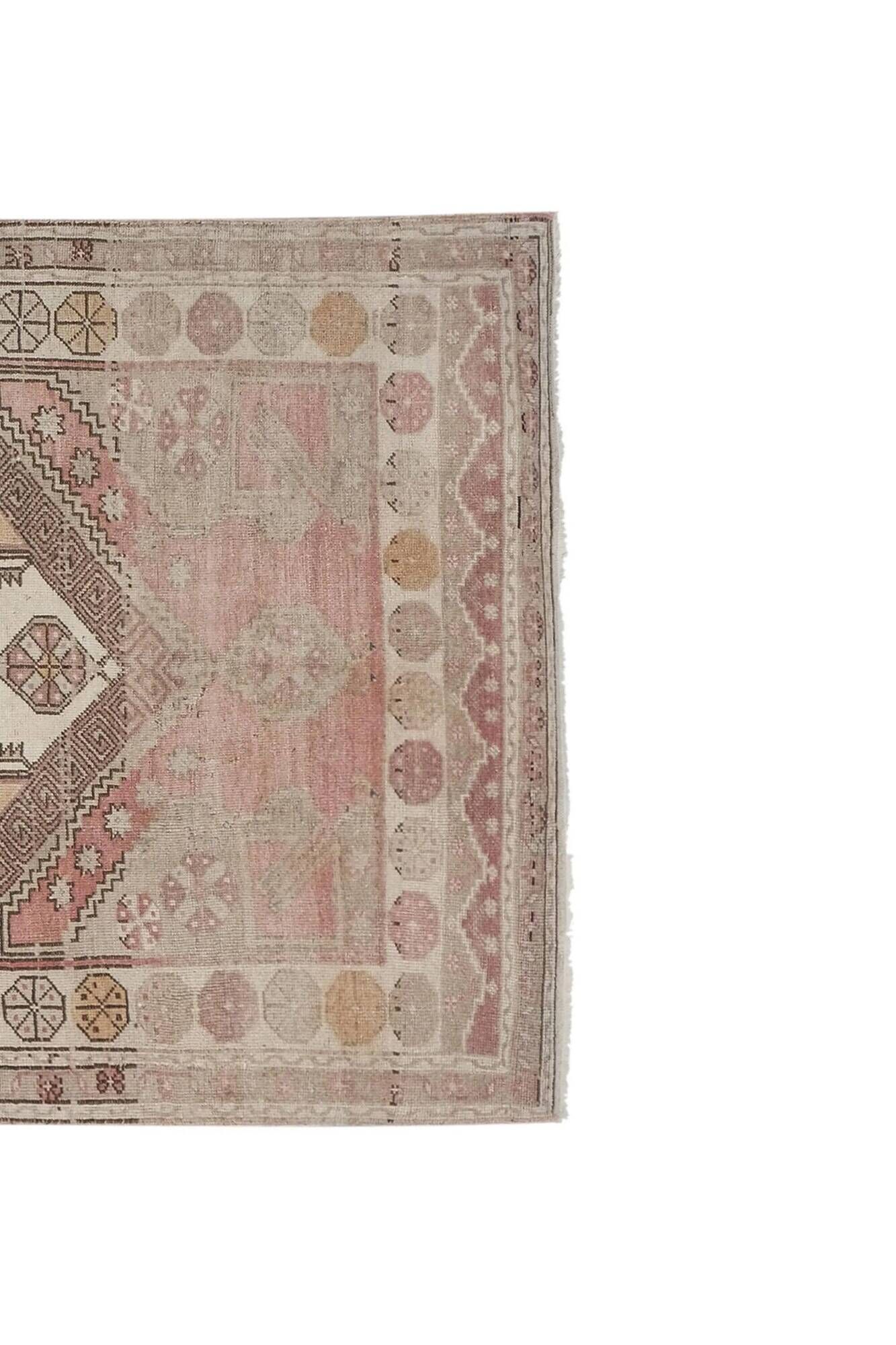 Vintage Turkish hallway rug 157x370 cm