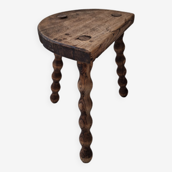 Tabouret tripode vintage